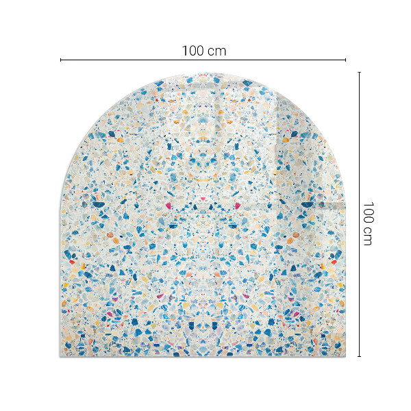 Nehořlavá podložka pod kamna Abstraktní textura vzor