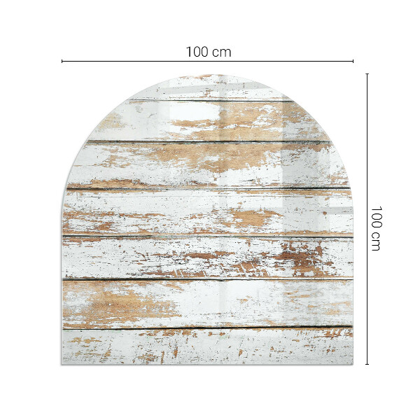 Nehořlavá podložka pod kamna Poškozená dřevěná deska