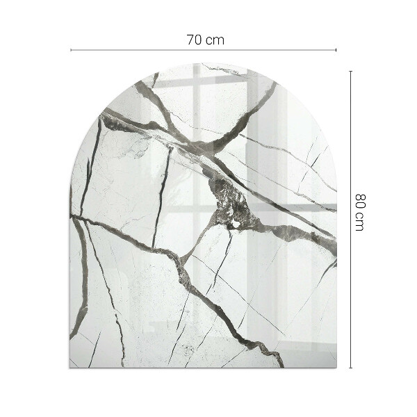 Nehořlavá podložka pod kamna Mramorový žilní vzor