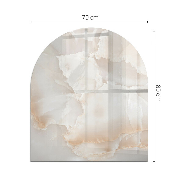 Sklo před krbovou vložku Vzor z přírodního kamene