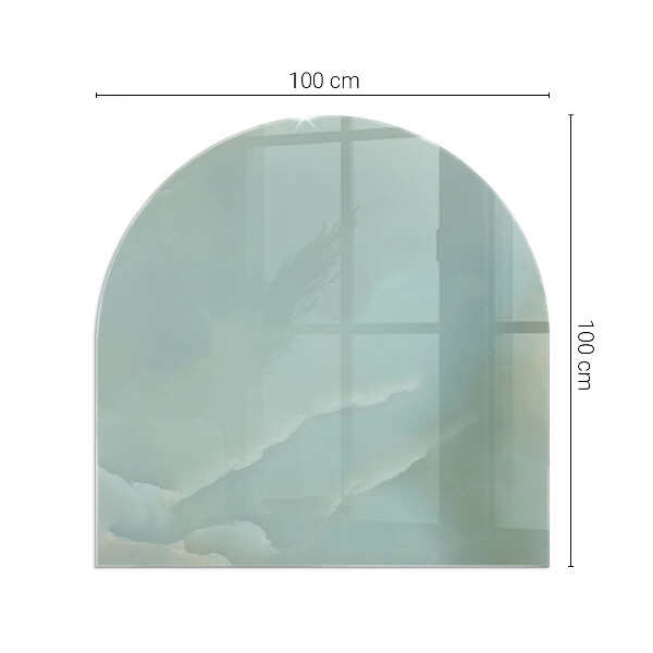 Nehořlavá podložka pod kamna Jemný mramorový vzor