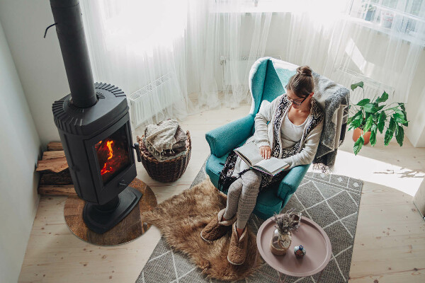 Kulaté sklo pod krbová kamna Rez textura na kovu