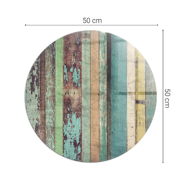 Kulatá podložka pod krbová kamna Desky v různých odstínech