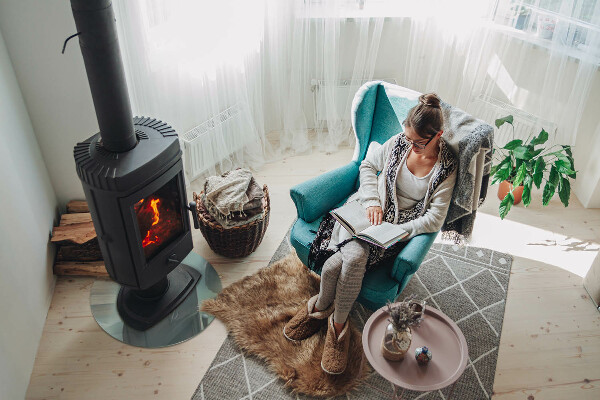 Kulaté sklo pod krbová kamna Jemný mramorový vzor