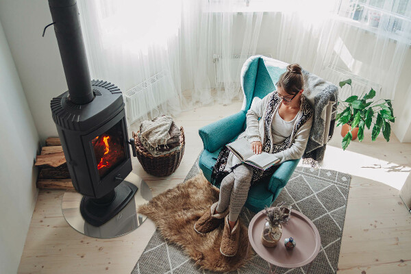 Kulatá podložka pod krbová kamna Barva béžová