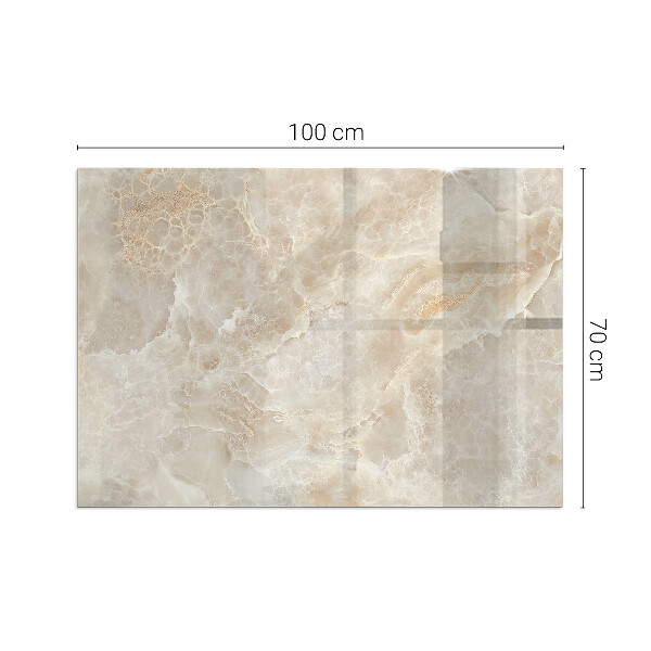 Obdélníkové sklo před krb Vzor z přírodního kamene