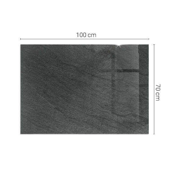 Obdélníkové tvrzené sklo pod krbová kamna Textura povrchu kamene