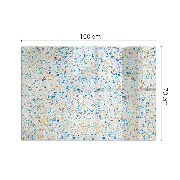 Obdélníkové tvrzené sklo pod krbová kamna Abstraktní textura vzor