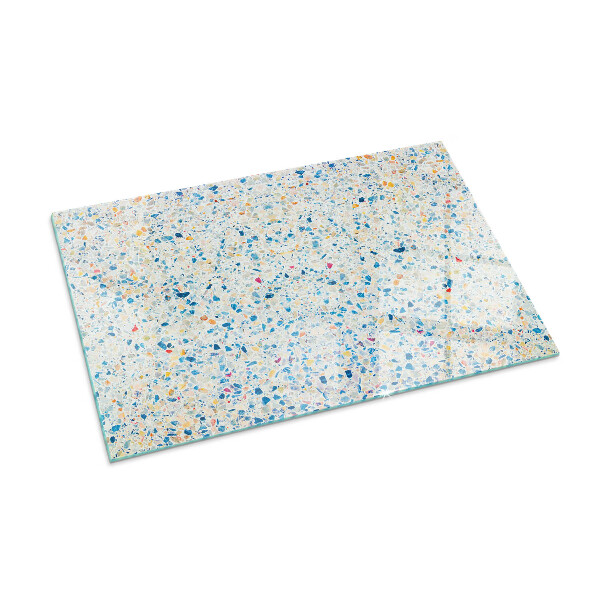 Obdélníkové tvrzené sklo pod krbová kamna Abstraktní textura vzor