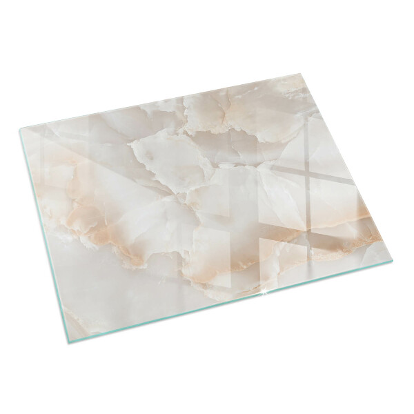 Obdélníkové sklo před krb Vzor z přírodního kamene