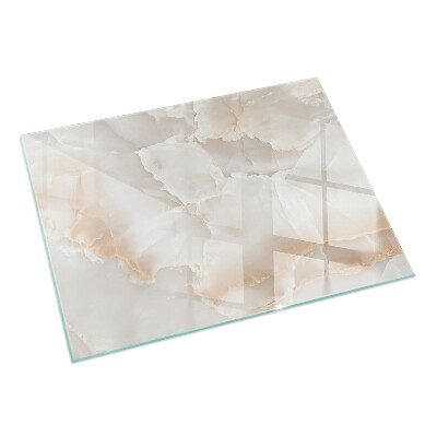 Obdélníkové sklo před krb Vzor z přírodního kamene