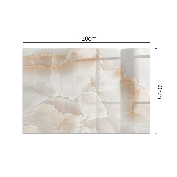 Obdélníkové sklo před krb Vzor z přírodního kamene