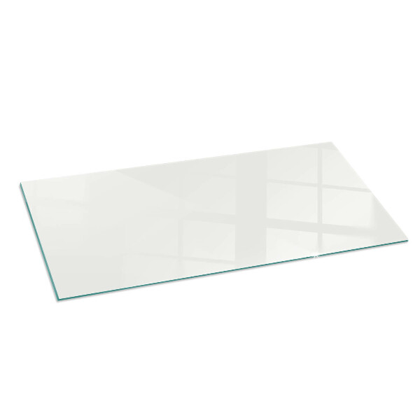 Obdélníkové tvrzené sklo pod krbová kamna Slonovinová barva