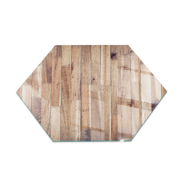 Sklo pod krb Dřevěná deska v rozvržení