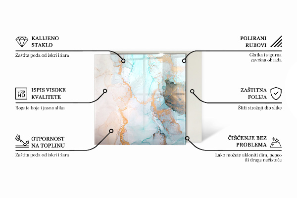 Sklo pod krb Geometrie se dřevem
