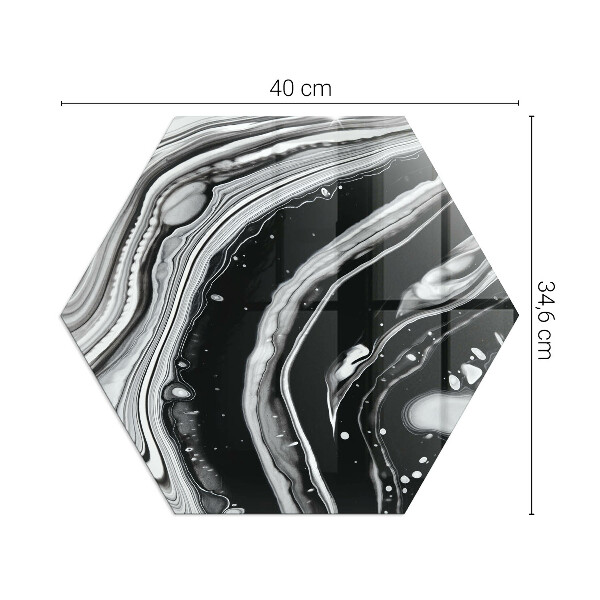 Sklo pod krb Abstraktní vlny a čáry