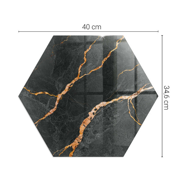 Sklo pod krb Elegantní mramor s žilkami