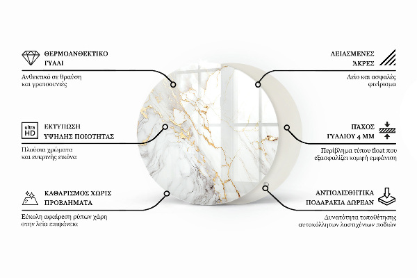 Pracovní deska Bílá bez vzoru