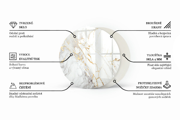 Pracovní deska Černá bez vzorů