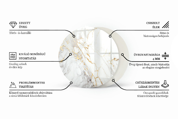 Pracovní deska Mramorový styl s žilkami