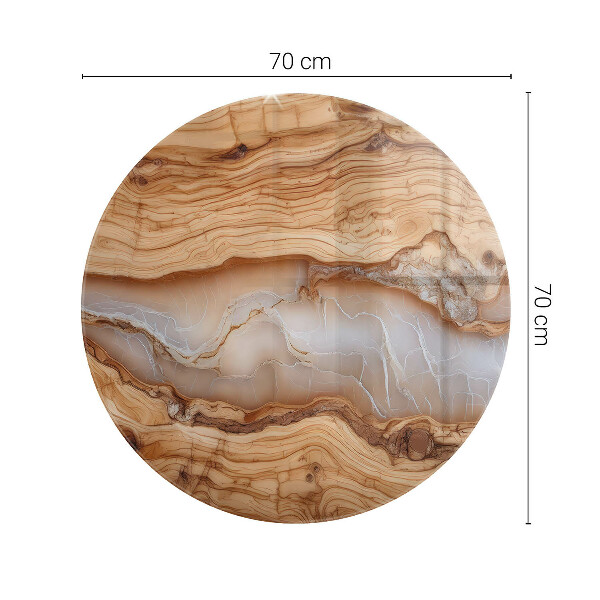 Pracovní deska Dřevo s pryskyřičnými akcenty