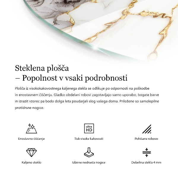 Pracovní deska Mramorové žíly v designu