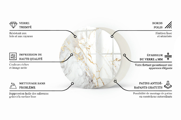 Pracovní deska Mramorový motiv v přírodě