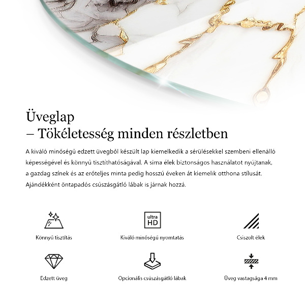 Pracovní deska Mramorový design na povrchu