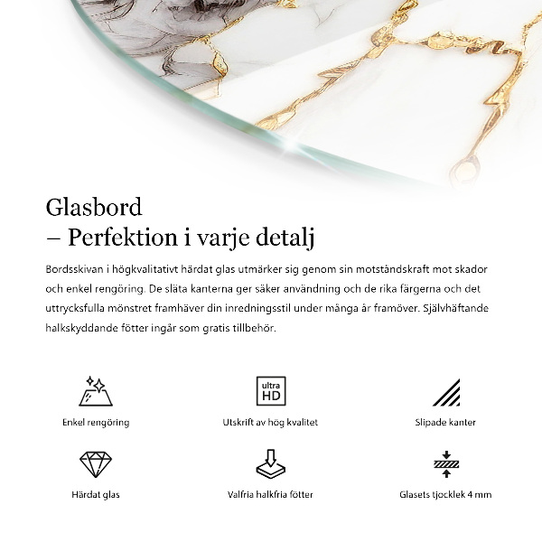 Pracovní deska Mramorový design na povrchu