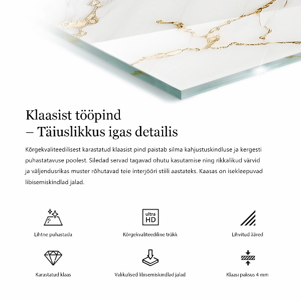 Stolová deska Motiv mramorové struktury