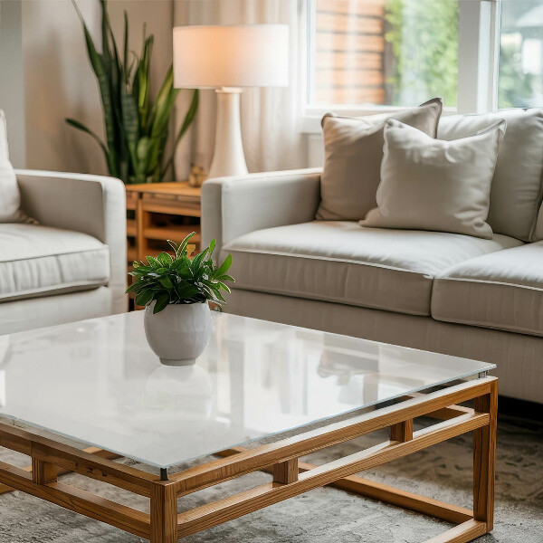 Stolová deska Hladká bílá