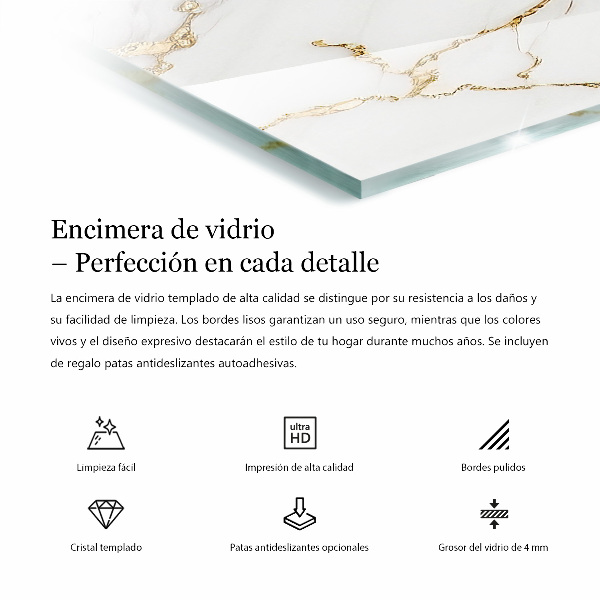 Stolová deska Hladká bílá