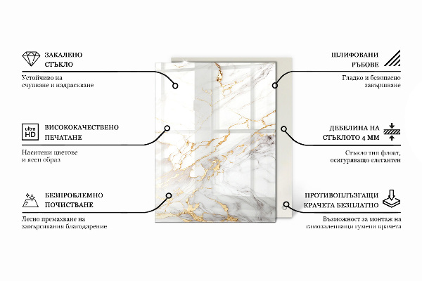 Stolová deska Hladký černý styl