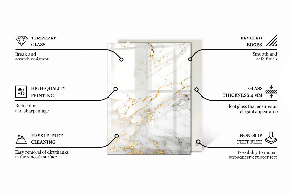 Stolová deska Mramorový vzor