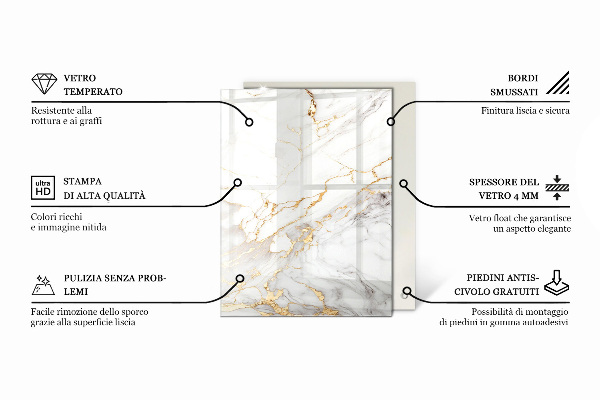 Stolová deska Beton s trhlinami