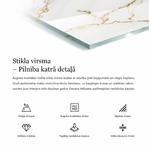 Stolová deska Žilkový mramorový vzor