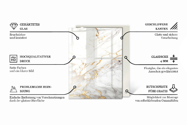 Stolová deska Vzor z přírodního kamene