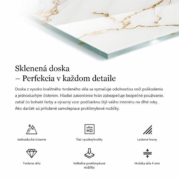 Stolová deska Elegantní mramorový vzor