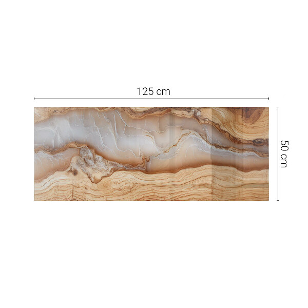 Stolová deska Vzor přírodního dřeva a pryskyřice