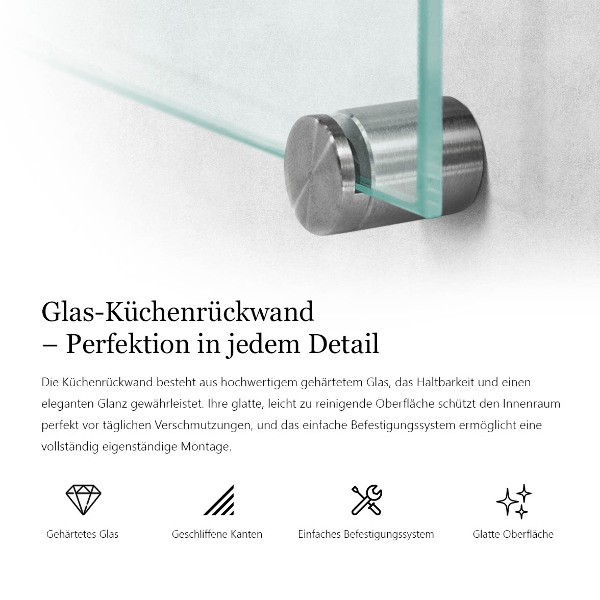 Obkladový panel do kuchyně průhledný 100x70 cm