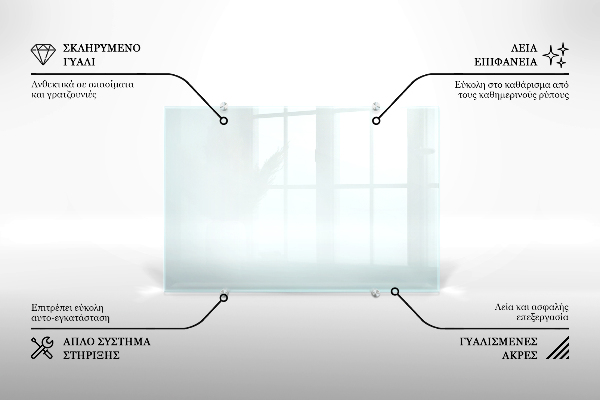 Průhledný panel za kuchyňskou linku 60x60 cm