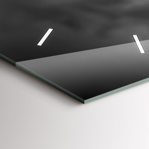 Vertikální skleněné hodiny Effelova věž v Paříži