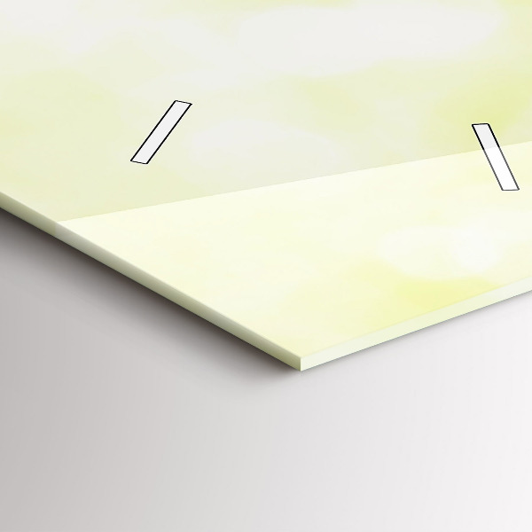 Vertikální skleněné hodiny Zelená tráva