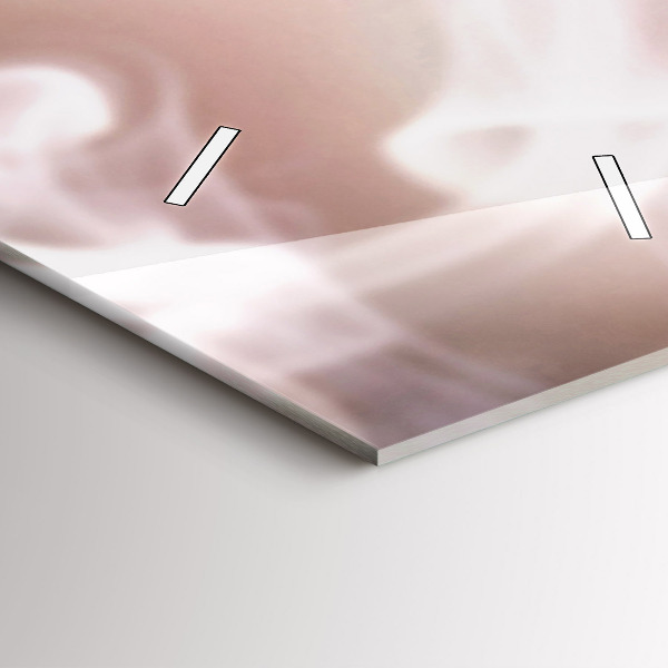 Vertikální skleněné hodiny Šálek kávy