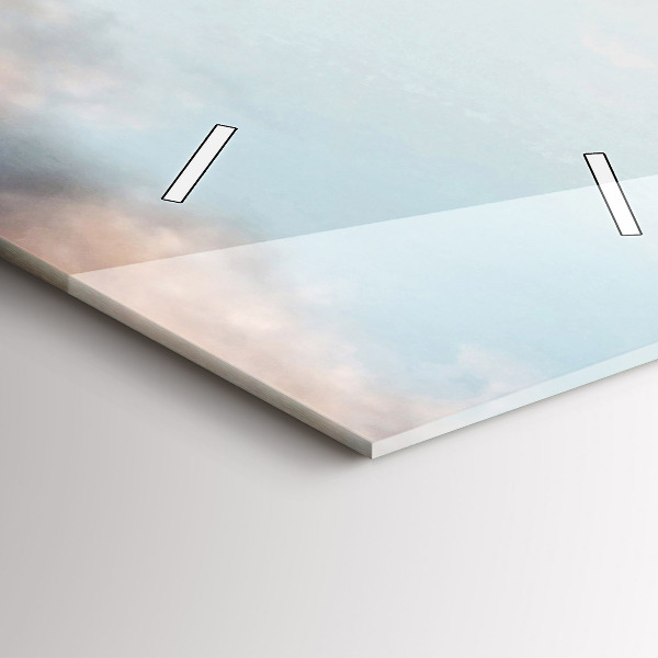 Vertikální skleněné hodiny Panorama s Eiffelovou věží