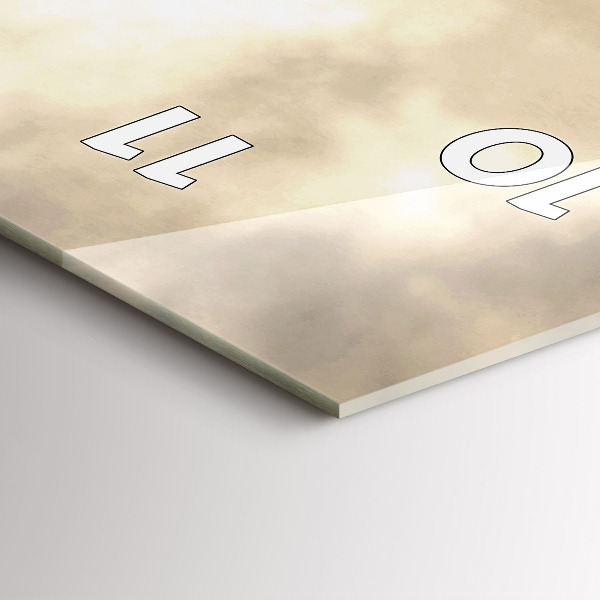 Vertikální skleněné hodiny Věže v New Yorku