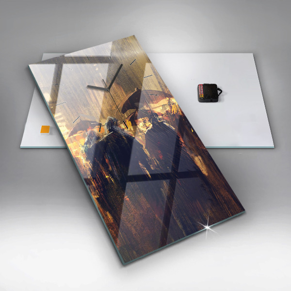 Vertikální skleněné hodiny Impresionismus v umění Trh