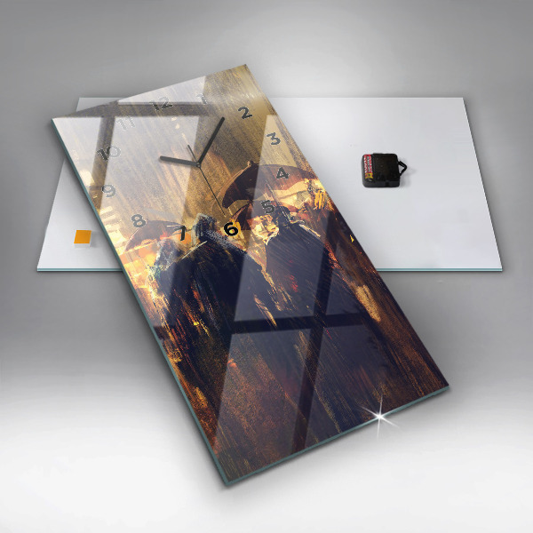 Vertikální skleněné hodiny Impresionismus v umění Trh