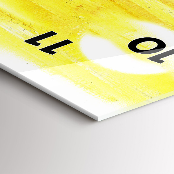 Vertikální skleněné hodiny Benátský most Rialto