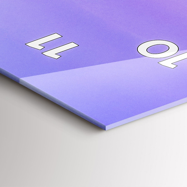 Vertikální skleněné hodiny Německé Alpy Mnichov